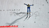 Janne Ahonen of Finland lands in his second jump in last race of Four Hill ski jumping tournament 2008 in Bischofshofen, Austria. Last race of 4 Hill ski jumping tournament 2008 was held in Bischofshofen, Austria on 6th of January 2008.
