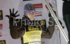 Overall winner Janne Ahonen of Finland celebrating his fifth victory in Four Hill ski jumping tournament 2008 which ended in Bischofshofen, Austria. Last race of 4 Hill ski jumping tournament 2008 was held in Bischofshofen, Austria on 6th of January 2008.

