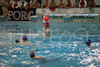 Goalie of France Remi Garseau is successfully saving his goal  during first match of qualification waterpolo tournament for European championship. Match between Slovenia and France took place in Kranj, Slovenia on 7.April 2006. Slovenia defeated France with 9:7.
