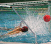 Slovenia scores after shoot of Ziga Balderman of Slovenia during match between Slovenia and Malta of qualification waterpolo tournament for European championship. Match between Slovenia and Malta took place in Kranj, Slovenia on 8.April 2006. Slovenia defeated Malta with 10-6.
