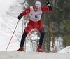 Anders Gloersen of Norway skiing during Junior Men qualification for FIS Nordic Junior Ski World Championships Sprint race were held in Medvode,  Slovenia. First 30 skiers qualified for afternoon finals.

