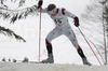 Brent Mcmurtry of Canada skiing during Junior Men qualification for FIS Nordic Junior Ski World Championships Sprint race were held in Medvode,  Slovenia. First 30 skiers qualified for afternoon finals.
