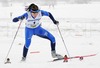 Mona-Lisa Malvalehto of Finland skiing during Under-23 Women qualification for FIS Nordic Junior Ski World Championships Sprint race were held in Medvode,  Slovenia. First 32 skiers qualified for afternoon finals.
