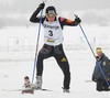 Nicole Fessel of Germany skiing during Under-23 Women qualification for FIS Nordic Junior Ski World Championships Sprint race were held in Medvode,  Slovenia. First 32 skiers qualified for afternoon finals.
