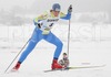 Vesna Fabjan of Slovenia skiing during Under-23 Women qualification for FIS Nordic Junior Ski World Championships Sprint race were held in Medvode,  Slovenia. First 32 skiers qualified for afternoon finals.
