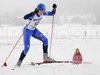 Kaili Sirge of Estonia skiing during Under-23 Women qualification for FIS Nordic Junior Ski World Championships Sprint race were held in Medvode,  Slovenia. First 32 skiers qualified for afternoon finals.
