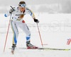 Ingrid Vikman of Sweden skiing during Under-23 Women qualification for FIS Nordic Junior Ski World Championships Sprint race were held in Medvode,  Slovenia. First 32 skiers qualified for afternoon finals.
