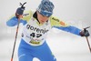 Spela Avbelj of Slovenia skiing during Under-23 Women qualification for FIS Nordic Junior Ski World Championships Sprint race were held in Medvode,  Slovenia. First 32 skiers qualified for afternoon finals.

