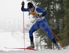 Kalle Lassila of Finland skiing during Under-23 Men qualification for FIS Nordic Junior Ski World Championships Sprint race were held in Medvode,  Slovenia. First 32 skiers qualified for afternoon finals.
