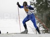 Matias Strandvall of Finland skiing during Under-23 Men qualification for FIS Nordic Junior Ski World Championships Sprint race were held in Medvode,  Slovenia. First 32 skiers qualified for afternoon finals.
