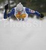 David Hofer of Italy skiing during Under-23 Men qualification for FIS Nordic Junior Ski World Championships Sprint race were held in Medvode,  Slovenia. First 32 skiers qualified for afternoon finals.
