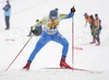 Rok Grilc of Slovenia skiing during Under-23 Men qualification for FIS Nordic Junior Ski World Championships Sprint race were held in Medvode,  Slovenia. First 32 skiers qualified for afternoon finals.
