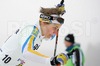 Ida Ingemarsdotter of Sweden skiing during Under-23 Women qualification for FIS Nordic Junior Ski World Championships Sprint race were held in Medvode,  Slovenia. First 32 skiers qualified for afternoon finals.
