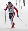 Second placed Eva Nyvltova of Czech skiing during Junior Women FIS Nordic Junior Ski World Championships 5km Classic race was held in Medvode,  Slovenia. Race was won by Astrid Jacobsen of Norway, Eva Nyvltova of Czech placed second, while Charlotte Kalla of Sweden placed third.
