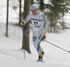 Third placed Charlotte Kalla of Sweden skiing during Junior Women FIS Nordic Junior Ski World Championships 5km Classic race was held in Medvode,  Slovenia. Race was won by Astrid Jacobsen of Norway, Eva Nyvltova of Czech placed second, while Charlotte Kalla of Sweden placed third.
