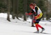 Laura Orgue of Spain skiing during Junior Women FIS Nordic Junior Ski World Championships 5km Classic race was held in Medvode,  Slovenia. Race was won by Astrid Jacobsen of Norway, Eva Nyvltova of Czech placed second, while Charlotte Kalla of Sweden placed third.
