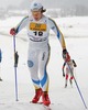 Markus Ottosson of Sweden skiing during Junior Men 10km classic race of FIS Nordic Junior Ski World Championship in Medvode, Slovenia.  Race was won by Petter Northug of Norway, Martin Jaks of Czech placed second, while Dario Alonzo Cologna of Switzerland finished third.
