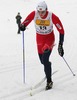 Winner Petter Northug of Norway skiing during Junior Men 10km classic race of FIS Nordic Junior Ski World Championship in Medvode, Slovenia.  Race was won by Petter Northug of Norway, Martin Jaks of Czech placed second, while Dario Alonzo Cologna of Switzerland finished third.
