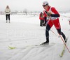 Eirik Kurland Olsen of Norway skiing during Junior Men 10km classic race of FIS Nordic Junior Ski World Championship in Medvode, Slovenia.  Race was won by Petter Northug of Norway, Martin Jaks of Czech placed second, while Dario Alonzo Cologna of Switzerland finished third.
