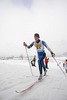 Teemu Kalliojaervi of Finland skiing during Junior Men 10km classic race of FIS Nordic Junior Ski World Championship in Medvode, Slovenia.  Race was won by Petter Northug of Norway, Martin Jaks of Czech placed second, while Dario Alonzo Cologna of Switzerland finished third.
