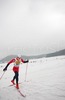 Anders Gloersen of Norway skiing during Junior Men 10km classic race of FIS Nordic Junior Ski World Championship in Medvode, Slovenia.  Race was won by Petter Northug of Norway, Martin Jaks of Czech placed second, while Dario Alonzo Cologna of Switzerland finished third.
