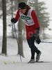 Winner Justyna Kowalczyk of Poland skiing during Under-23 Women FIS Nordic Junior Ski World Championships 10km Classic race which was held in Medvode,  Slovenia. Race was won by Justyna Kowalczyk of Poland, Irina Artemova of Russia placed second, while her teammate Ioulia Tchekalova of Russia placed third.
