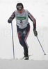 Second placed Irina Artemova of Russia skiing during Under-23 Women FIS Nordic Junior Ski World Championships 10km Classic race which was held in Medvode,  Slovenia. Race was won by Justyna Kowalczyk of Poland, Irina Artemova of Russia placed second, while her teammate Ioulia Tchekalova of Russia placed third.
