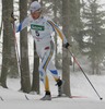 7th placed Sara Lindborg of Sweden skiing during Under-23 Women FIS Nordic Junior Ski World Championships 10km Classic race which was held in Medvode,  Slovenia. Race was won by Justyna Kowalczyk of Poland, Irina Artemova of Russia placed second, while her teammate Ioulia Tchekalova of Russia placed third.

