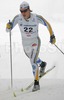 Fredrik Uusitalo of Sweden skiing during Under-23 Men FIS Nordic Junior Ski World Championships 10km Classic race which was held in Medvode,  Slovenia. Race was won by Franz Goering of Germany, Maxim Bulgakov of Russia placed second, while his teammate Alexander Legkov of Russia placed third.
