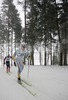 Fredrik Uusitalo of Sweden skiing during Under-23 Men FIS Nordic Junior Ski World Championships 10km Classic race which was held in Medvode,  Slovenia. Race was won by Franz Goering of Germany, Maxim Bulgakov of Russia placed second, while his teammate Alexander Legkov of Russia placed third.
