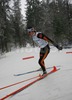 Winner Franz Goering of Germany skiing during Under-23 Men FIS Nordic Junior Ski World Championships 10km Classic race which was held in Medvode,  Slovenia. Race was won by Franz Goering of Germany, Maxim Bulgakov of Russia placed second, while his teammate Alexander Legkov of Russia placed third.
