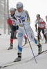 Charlotte Kalla of Sweden skiing during Junior Women FIS Nordic Junior Ski World Championships 5+5km pursuit race which was held in Medvode,  Slovenia.
