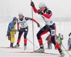 Anouk Faivre Picon of France skiing during Junior Women FIS Nordic Junior Ski World Championships 5+5km pursuit race which was held in Medvode,  Slovenia.
