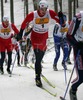 Winner Petter Northug of Norway skiing during Junior Men FIS Nordic Junior Ski World Championships 10+10km pursuit race which was held in Medvode,  Slovenia.
