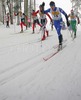 Timo Simonlatset of Estonia skiing during Junior Men FIS Nordic Junior Ski World Championships 10+10km pursuit race which was held in Medvode,  Slovenia.
