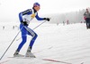 skiing during Junior Men FIS Nordic Junior Ski World Championships 10+10km pursuit race which was held in Medvode,  Slovenia.
