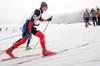 skiing during Junior Men FIS Nordic Junior Ski World Championships 10+10km pursuit race which was held in Medvode,  Slovenia.
