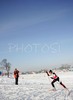 Tobias Kammerlander of Austria skiing during Junior Nordic Combined Ski World Championship Team race. Race was won by Germany, Austria placed second and Norway finished third.
