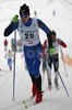 Matti Heikkinen of Finland skiing during Under-23 Men FIS Nordic Junior Ski World Championships 15+15km pursuit race which was held in Medvode,  Slovenia.
