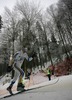 Fredrik Karlsson of Sweden skiing during Under-23 Men FIS Nordic Junior Ski World Championships 15+15km pursuit race which was held in Medvode,  Slovenia.
