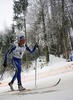 Mathias Beck of Switzerland skiing during Under-23 Men FIS Nordic Junior Ski World Championships 15+15km pursuit race which was held in Medvode,  Slovenia.
