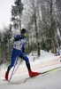 Matti Heikkinen of Finland skiing during Under-23 Men FIS Nordic Junior Ski World Championships 15+15km pursuit race which was held in Medvode,  Slovenia.
