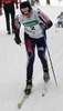 Second placed Irina Artemova of Russia skiing during Under-23 Women FIS Nordic Junior Ski World Championships 7.5+7.5km pursuit race which was held in Medvode,  Slovenia.
