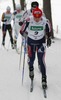 Ekaterina Vorontsova of Russia skiing during Under-23 Women FIS Nordic Junior Ski World Championships 7.5+7.5km pursuit race which was held in Medvode,  Slovenia.
