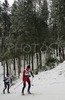 Winner Justyna Kowalczyk of Poland skiing during Under-23 Women FIS Nordic Junior Ski World Championships 7.5+7.5km pursuit race which was held in Medvode,  Slovenia.
