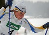 Maria Rydqvist of Sweden skiing during Under-23 Women FIS Nordic Junior Ski World Championships 7.5+7.5km pursuit race which was held in Medvode,  Slovenia.
