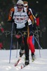 Oliver Wuensch of Germany skiing during Junior Men FIS Nordic Junior Ski World Championships 4x5km relay race which was held in Medvode,  Slovenia. Race was won by Norway, Russia placed second, while relay of Czech finished third.
