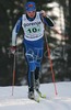 Erik Lindroos of Finland skiing during Junior Men FIS Nordic Junior Ski World Championships 4x5km relay race which was held in Medvode,  Slovenia. Race was won by Norway, Russia placed second, while relay of Czech finished third.
