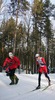 Eirik Kurland Olsen of Norway skiing during Junior Men FIS Nordic Junior Ski World Championships 4x5km relay race which was held in Medvode,  Slovenia. Race was won by Norway, Russia placed second, while relay of Czech finished third.
