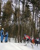 Ondrej Horyna of Czech skiing during Junior Men FIS Nordic Junior Ski World Championships 4x5km relay race which was held in Medvode,  Slovenia. Race was won by Norway, Russia placed second, while relay of Czech finished third.
